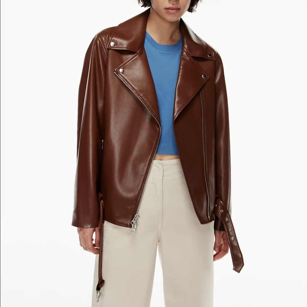 Aritzia Wilfred Dayna Jacket (Vegan Leather)